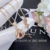 Custom Jewelry Bulgari Divas’ Dream necklace in 18 kt rose gold 360619