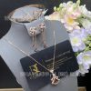 Custom Jewelry Bulgari Fiorever 18 kt rose gold pendant earring 357143