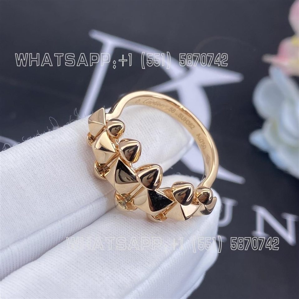 Custom Jewelry Cartier Clash de Cartier Ring large model rose gold B4235300