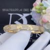 Custom Jewelry Cartier Love Bracelet in 18K Yellow Gold and Pave Diamonds N6035017 – Width 6.7 mm