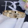 Custom Jewelry Cartier Love Bracelet in 18K Yellow Gold and Pave Diamonds N6035017 – Width 6.7 mm