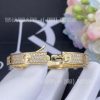 Custom Jewelry Cartier Love Bracelet in 18K Yellow Gold and Pave Diamonds N6035017 – Width 6.7 mm