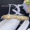 Custom Jewelry Cartier Love Bracelet in 18K Yellow Gold and Pave Diamonds N6035017 – Width 6.7 mm