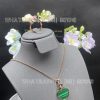 Custom Jewelry Chopard Happy Hearts Pendant, Ethical Rose Gold, Diamond and Malachite 797482-5151