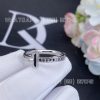 Custom Jewelry Tiffany T T1 Ring in White Gold with Black Diamonds
