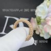 Custom Jewelry Van Cleef & Arpels Perlée pearls of gold ring, 18K rose gold 3 rows