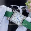 Custom Watches Charles Oudin Pansy Retro Green Straps with Pearls Watch Medium – 24mm