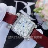 Custom Watches Charles Oudin Pansy Retro Maroon Straps with Pearls Watch Medium – 24mm