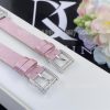 Custom Watches Charles Oudin Pansy Retro Pink Straps with Pearls Watch Medium Arabic Style – 24mm