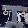 Custom Jewelry Cartier Trinity Earrings Diamonds B8301259