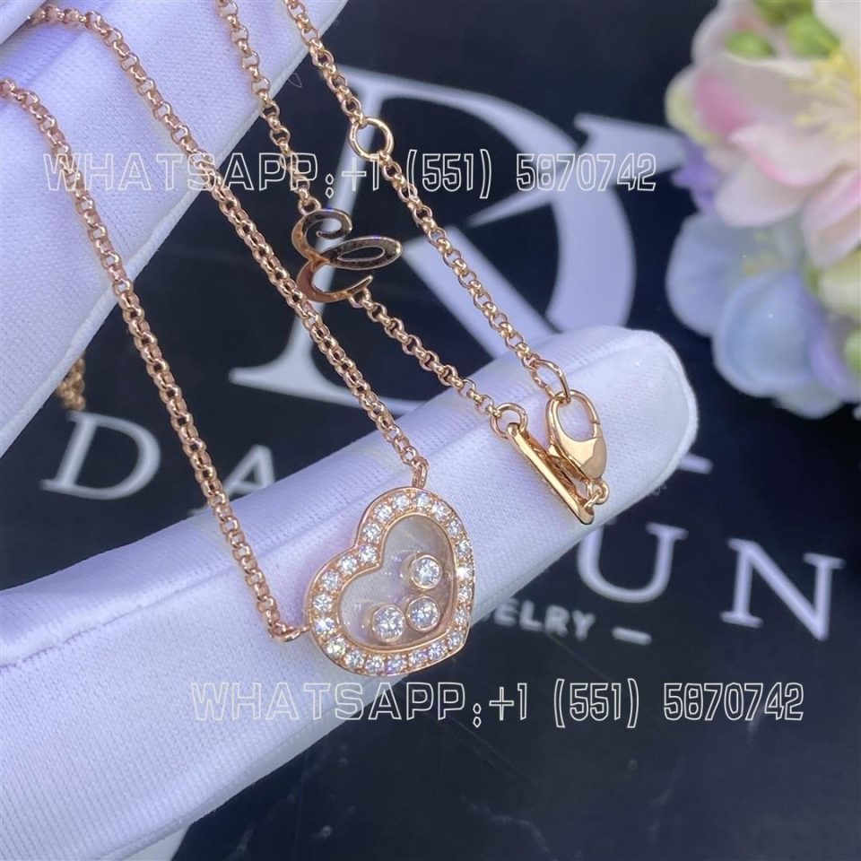 Custom Jewelry Chopard Happy Diamonds Icons Necklace 81A611-5201