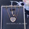 Custom Jewelry Chopard Happy Diamonds Icons Necklace 81A611-5201
