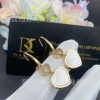 Custom Jewelry Chopard Happy Hearts Earrings Diamonds and Mother-of-Pearl 837482-5310
