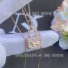 Custom Jewelry Hermès Constance Amulette Kelly Snap Closure 18k Rose Gold Pendant