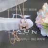 Custom Jewelry Hermès Constance Amulette Kelly Snap Closure 18k Rose Gold Pendant