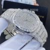 Custom Watches Patek Philippe Nautilus 40mm 18K White Gold and Diamond Watch 5719/10G