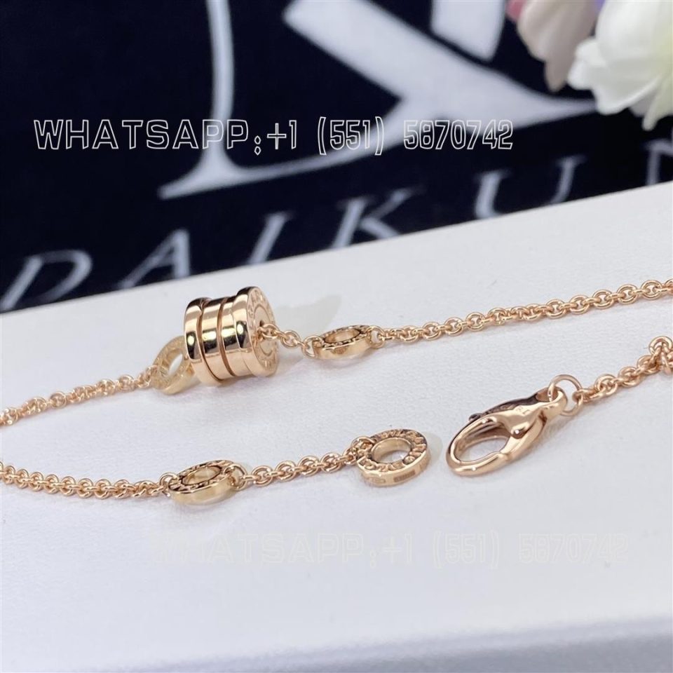 Custom Jewelry Bulgari B.Zero1 Soft Bracelet in 18 Kt Rose Gold 350683