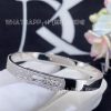 Custom Jewelry Messika Move Noa Pavé Bangle White Gold For Her Diamond Bracelet 06371-WG