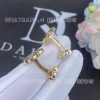 Custom Jewelry Van Cleef & Arpels Alhambra cufflinks 18k yellow gold Mother-of-pearl VCARC95000