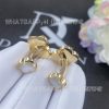 Custom Jewelry Van Cleef & Arpels Alhambra cufflinks 18k yellow gold Mother-of-pearl VCARC95000
