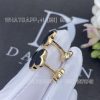 Custom Jewelry Van Cleef & Arpels Alhambra cufflinks 18k yellow gold Onyx