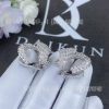 Custom Jewelry Boucheron Serpent Bohème Diamants White Gold Diamond Earrings JCO04CDB01