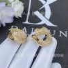 Custom Jewelry Boucheron Serpent Bohème Diamants Yellow Gold Diamond Earrings JCO04CAB01