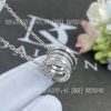 Custom Jewelry Bulgari B.zero1 necklace White gold pavé diamonds 352816