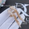 Custom Jewelry Bulgari Serpenti 18 kt rose gold earrings set with pavé diamond 359387
