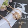 Custom Jewelry Bulgari Serpenti Viper Necklace 18 kt rose gold pendant necklace set with fancy rubies 360659