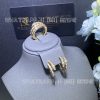 Custom Jewelry Bulgari Serpenti Viper Two-Coil 18k Yellow Gold Ring Set With Pavé Diamonds