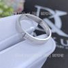 Custom Jewelry Cartier C de Cartier wedding band B4098100 width 4 mm