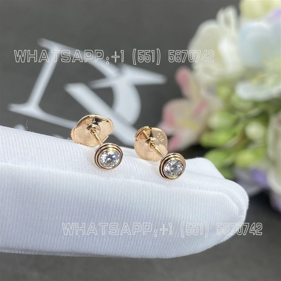 Custom Jewelry Cartier d'Amour earrings xs rose gold diamond B8301214