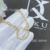 Custom Jewelry Cartier Juste Un Clou Necklace Yellow Gold set with diamonds B7224904