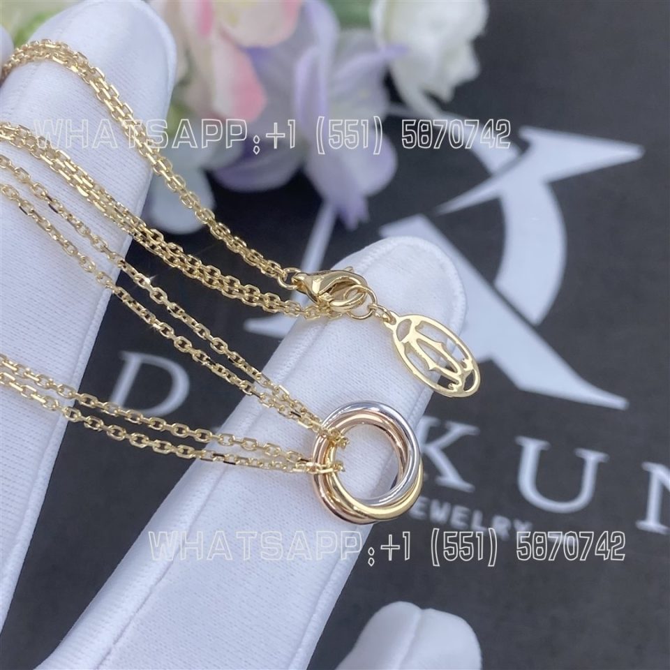 Custom Jewelry Cartier Trinity necklace B7224816
