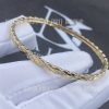 Custom Jewelry Chanel Coco Crush Bracelet Quilted Motif, Mini Version Yellow Gold Diamonds J12327