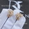 Custom Jewelry Chanel Comète Étoile Filante Earrings Rose Gold Diamonds