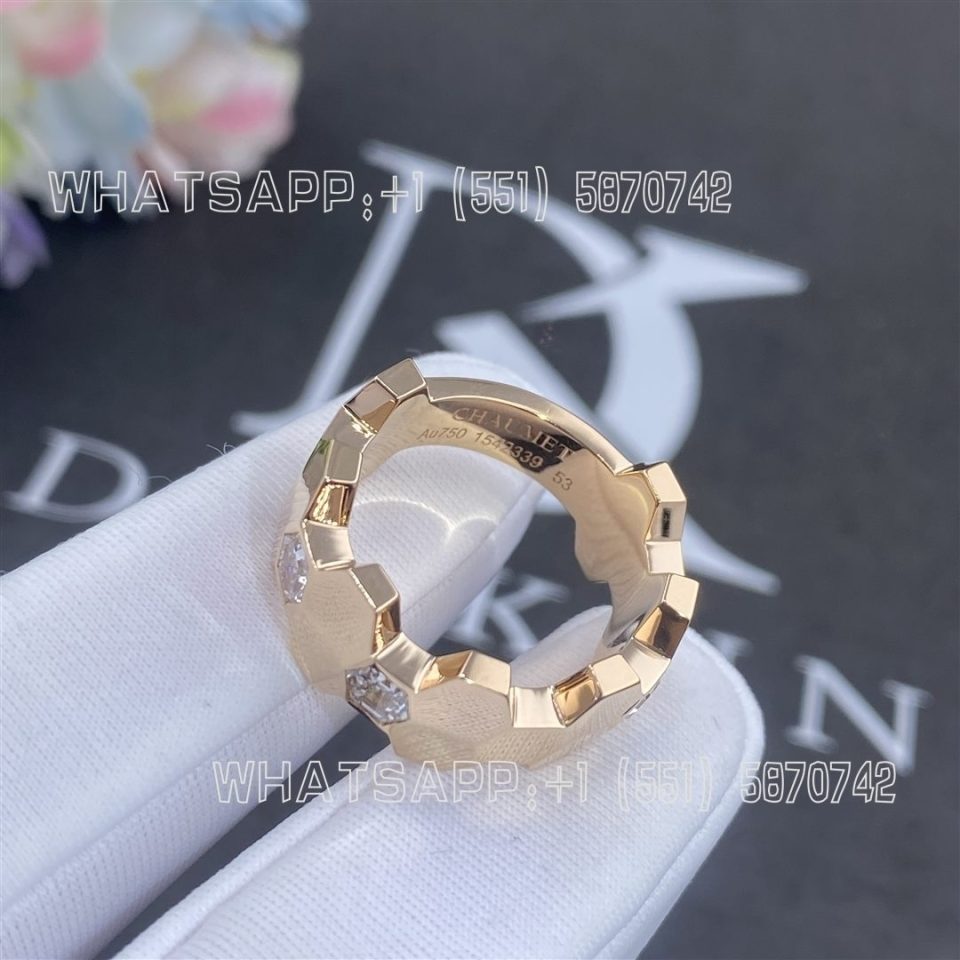Custom Jewelry Chaumet Paris Bee My Love Ring Rose Gold, Diamonds 085091