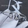 Custom Jewelry Chopard Happy Diamonds Icons Bangle White Gold 85A614-1000