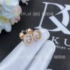 Custom Jewelry Chopard Happy Diamonds Icons Earrings Rose Gold, Diamonds 83A017-5201