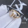Custom Jewelry Chopard Happy Hearts Ring Rose Gold, Diamond, Mother-of-Pearl 829482-5300