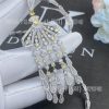 Custom Jewelry Garrard Fanfare Symphony Diamond and Yellow Sapphire Pendant