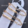 Custom Jewelry HERMES Chaine D’ancre Chaos Earrings H222516B