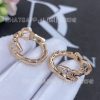 Custom Jewelry Bulgari Serpenti Viper 18 kt rose gold earrings 359949