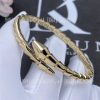 Custom Jewelry Bulgari Serpenti Viper one-coil 18 kt yellow gold bracelet 360714