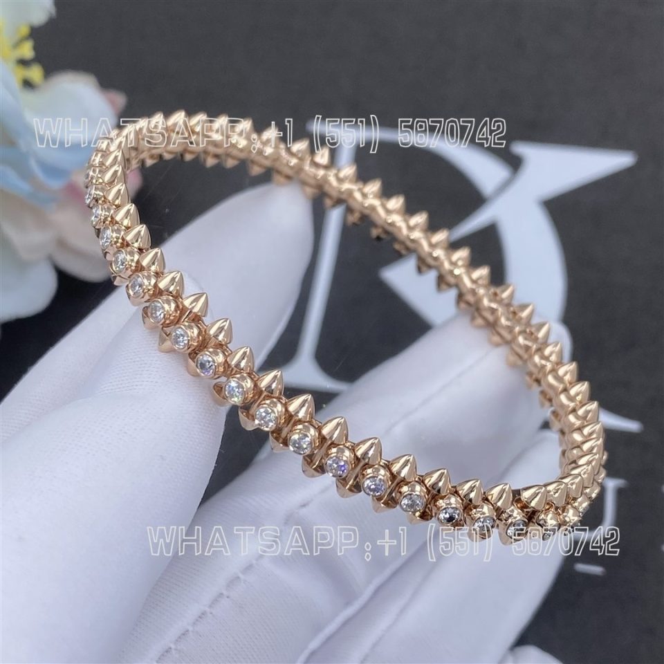 Custom Jewelry Cartier Clash De Cartier Bracelet 18K rose gold N6715017- 6.8 mm