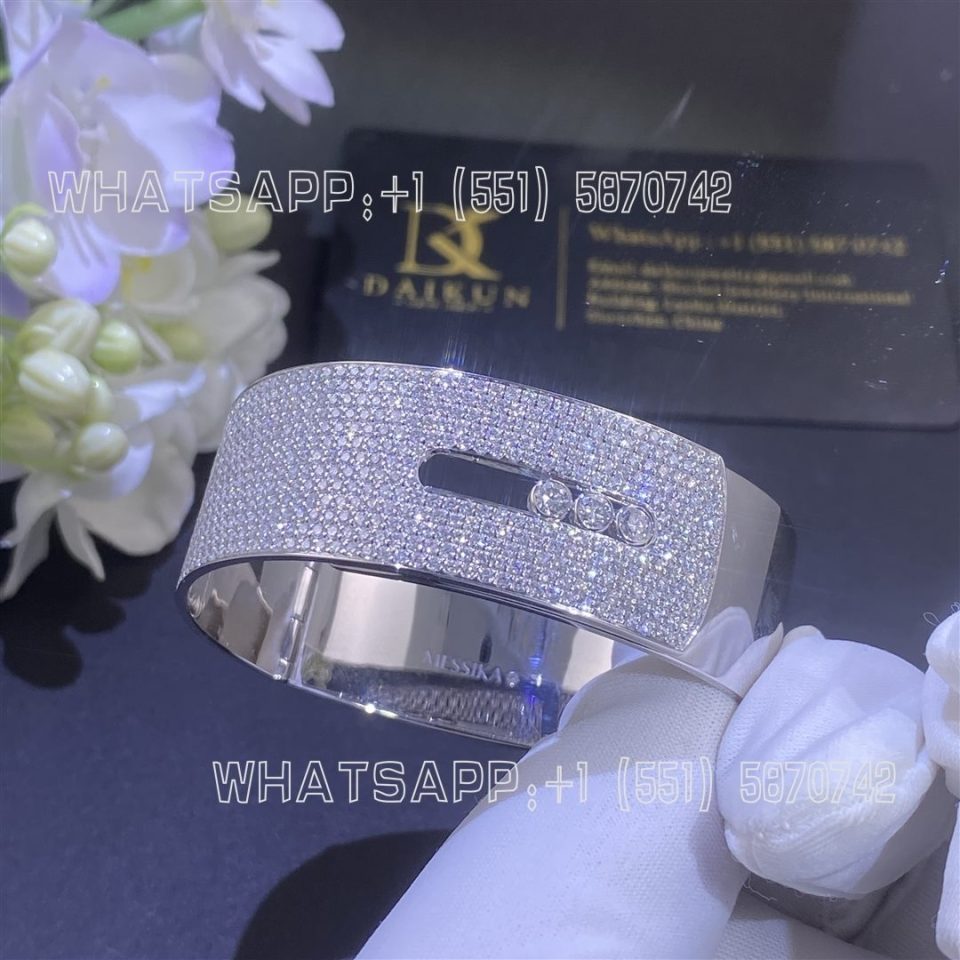 Custom Jewelry Messika Move Noa White Gold Bracelet 6720-WG