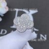 Custom Jewelry Van Cleef & Arpels Magic Alhambra Ring White Gold Diamond VCARN9WU00