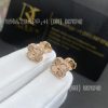 Custom Jewelry Van Cleef & Arpels Sweet Alhambra Earrings Guilloché Rose Gold-Design Jewelry