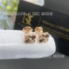 Custom Jewelry Van Cleef & Arpels Sweet Alhambra Earrings Guilloché Rose Gold-Design Jewelry